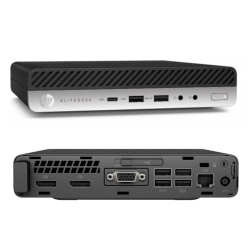 HP MINI PC 800 G3  DM Intel i3-7100T 8GB DDR4 256GB SSD - Ricondizionato 